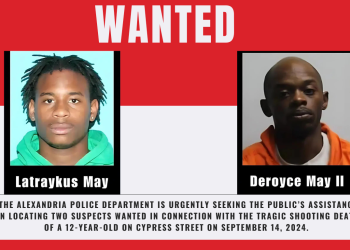 Alexandria Police Seek Two Suspects in Fatal Shooting of 12-Year-Old
